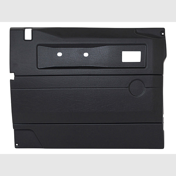 Black LH Front Door Card with Electric Windows for Defender (2007 – 2016) (2007 >) RH - Electirc Windows - Black – DA3267