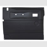 Black LH Front Door Card with Electric Windows for Defender (2007 – 2016) (2007 >) RH - Electirc Windows - Black – DA3267
