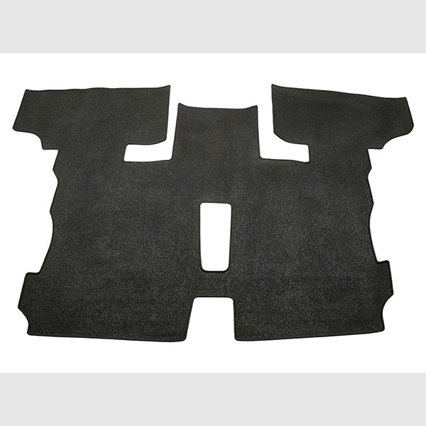 Third Row Contour Floor Mat Rubber Floor Mat Set Black for Discovery 3 L319 – DA4819