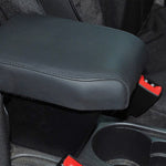 Stylish Black Real Leather Cubby Box & Armrest for Freelander 2 – DA5101