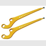 DA5506 - 2 - Heavy-Duty 3 - Degree Castor Corrected Front Radius Arms Wide Bush for Range Rover Classic – DA5506-2