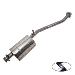 Exhaust Intermediate Pipe and Silencer 90/110 300Tdi for Defender