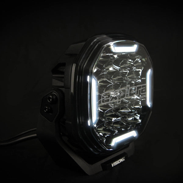 Explora By Vision X 9" 200w E-boost Dual-DRL Driving Light E-marked