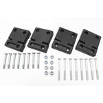 2Nd Row Door Hinges - Black - Defender (1986 – 2006) Anodised black finish, Set of 4, Complete with stainless steel fixings – GA1306