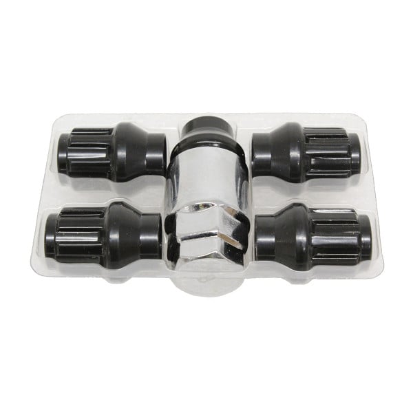 Locking Wheel Nut Kit (Black) for Defender / Discovery 1 / Range Rover Classic (1986–1998) – GA2475
