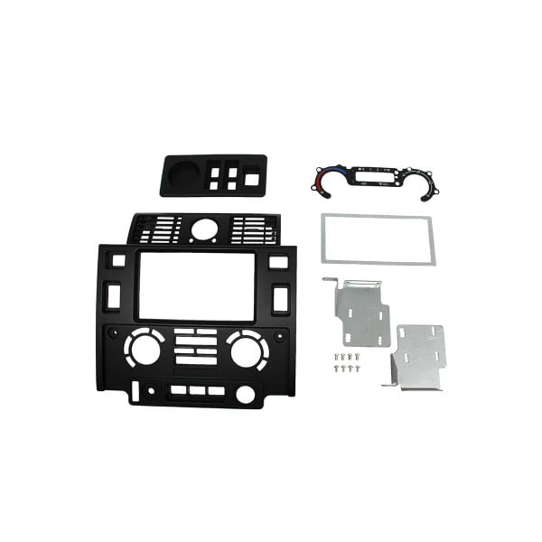 Matt Black Puma Double DIN Fascia for Defender (2007 >) – GA2682
