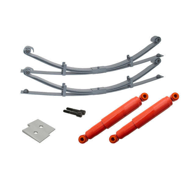 Series Parabolic Swb Rear Kit for Series 1 2 x Parabolic springs - 3 - leaf, 2 x Long travel Cellular Dynamic shock absorbers, 2 x Angle correction wedges – GA2781