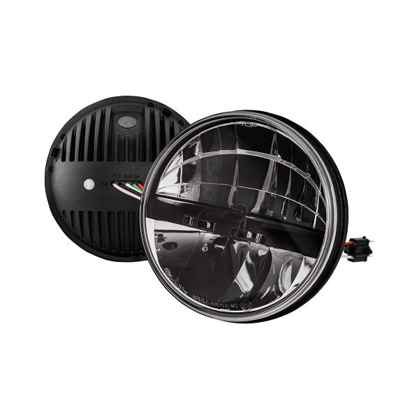 7" Round LED Headlamp Pair RHD for Defender, Range Rover Classic & Series 2 (1986–2006) 12/24V – GA6280K