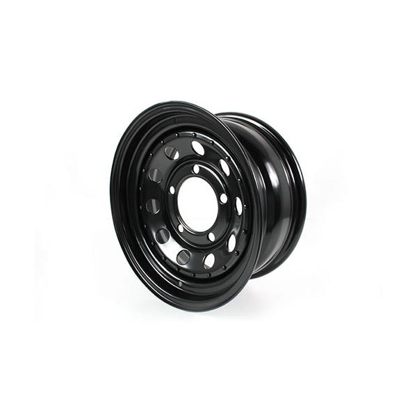 Modular Steel Wheel (Black) for Defender, Discovery 1 & Range Rover Classic (1989–1998) – GRW006