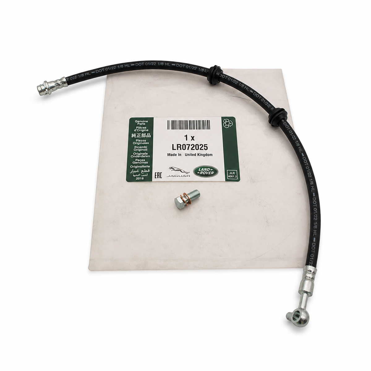 Front Brake Hose for Range Rover Evoque L538 2012-2018