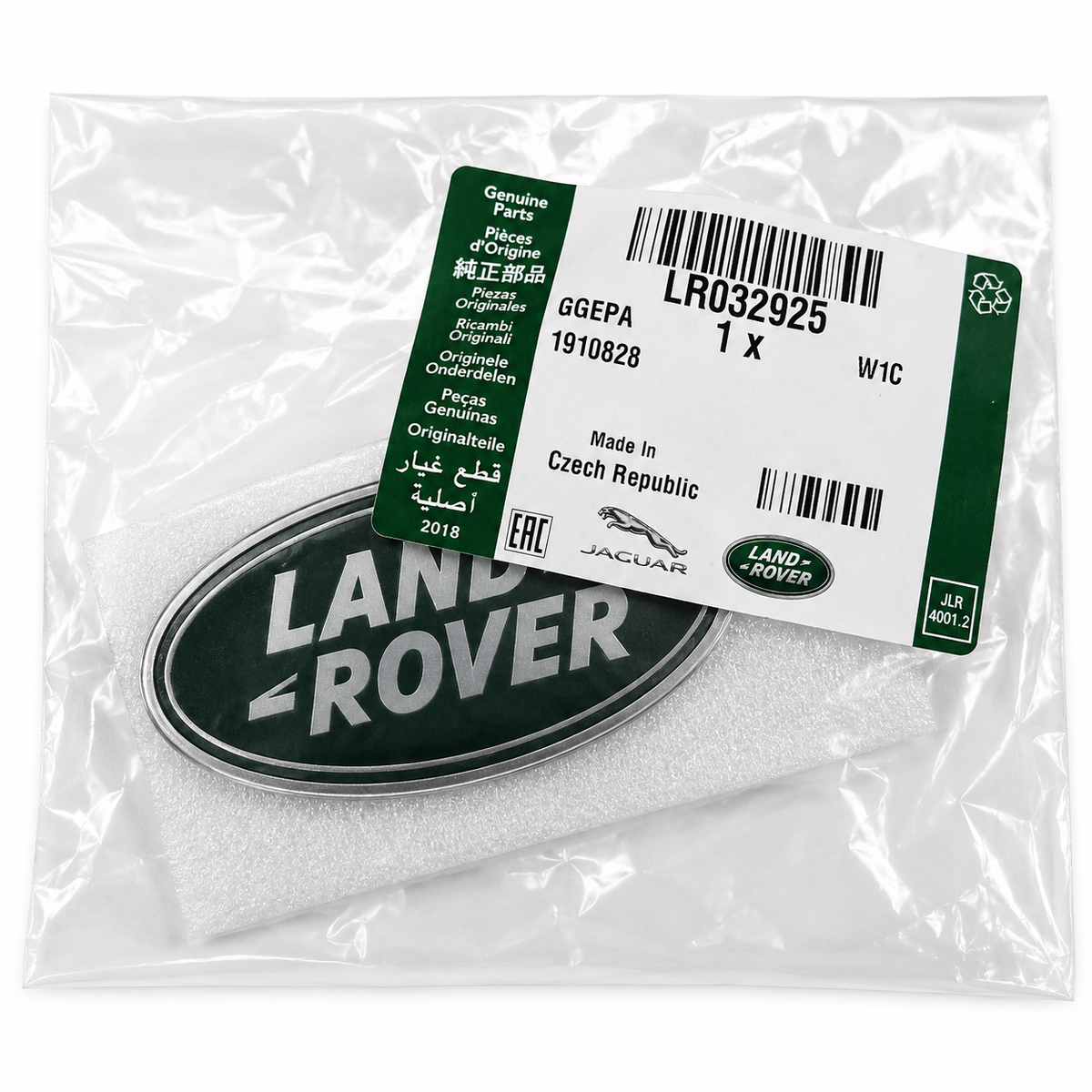 Tailgate Name Plate Badge Land Rover