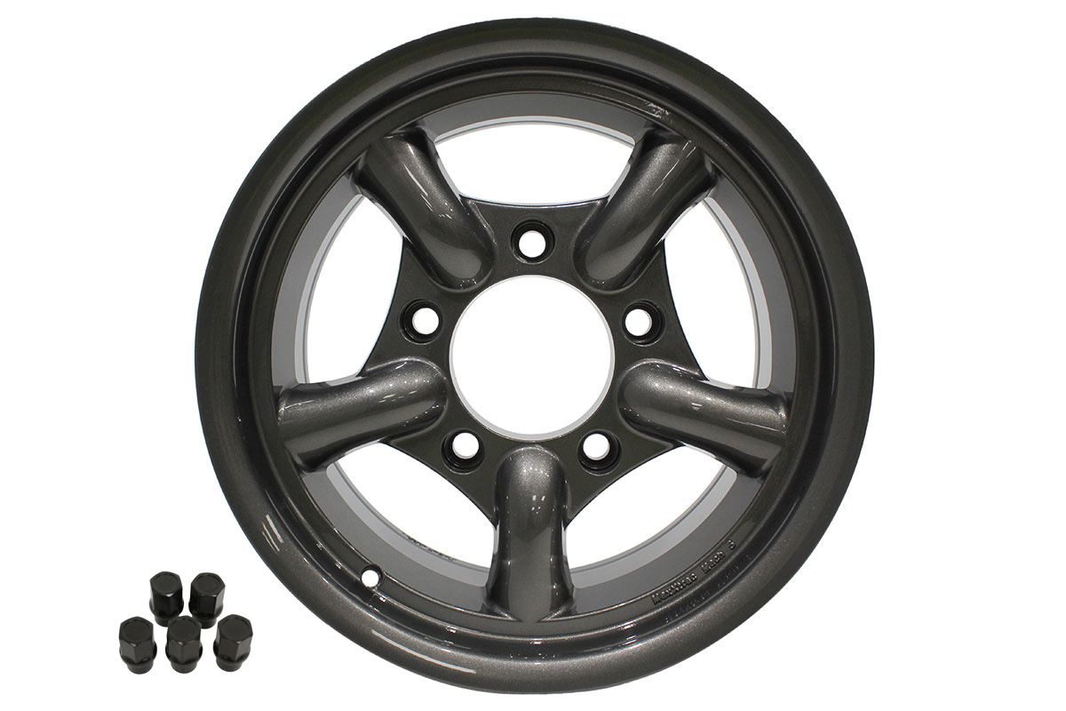 8x16 Mach 5 Alloy Wheel Rim Anthracite for Defender / Discovery 1 (1986–1998) – GA2472