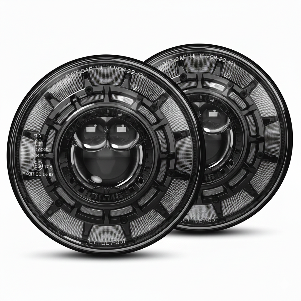 Vector LED Headlights with DRL (Limited Edition) suitable for Land Rover Defender