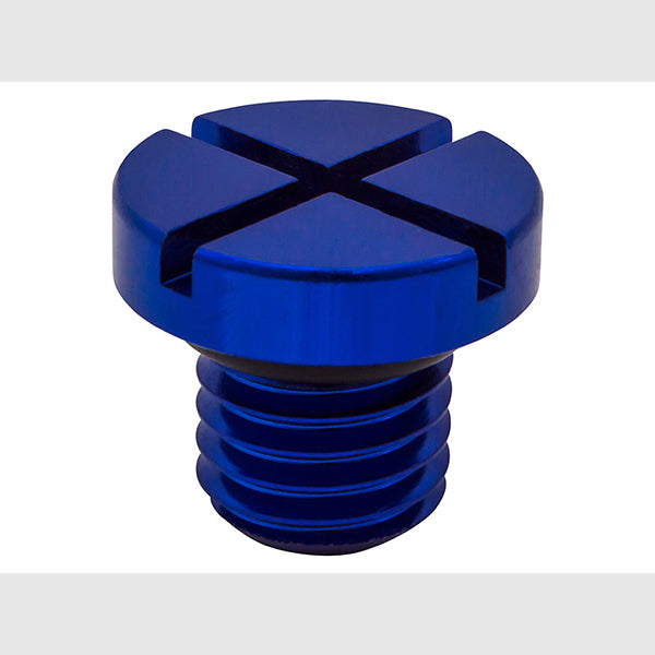 LR055301BLUE - 3 - Range Rover Sport L494 Coolant Overflow Container Bleed Screw Blue Aluminium – LR055301BLUE-3