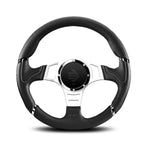Momo Millenium Sport Steering Wheel in Grey for Land Rover Defender
