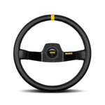 MOMO MOD.02 Steering Wheel - Leather, Black Spoke