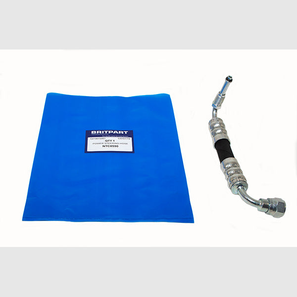 Power Steering Hose for Range Rover Classic LHD, With Air Suspension - Box End, High Pressure – NTC8590