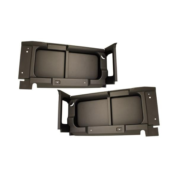 Rear Interior Side Panels (No Window Cut-Out) for Defender 90 (1986–2006) Black – TF2733