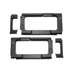 Rear Window Surround Trims with Glass for Defender 110 (1986–2006+) Dark Grey – TF2751