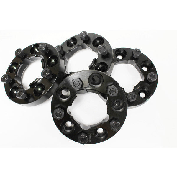 30mm Black Alloy Wheel Spacer Set for Defender / Discovery 1 / Range Rover Classic – TF301B