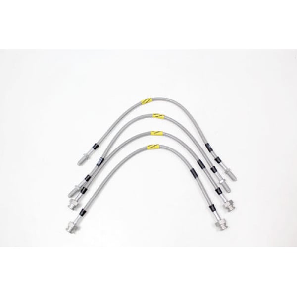 Extended Brake Hose Kit for Discovery 1 (1989–1998) 4 Line 2 Inch Stainless Steel ABS – TF648GD