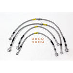 Extended Stainless Steel Brake Hose Kit for Discovery 2 (1998–2004) 4 Line 2 Inch – TF650GD