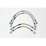Extended Brake Hose Kit for Freelander 1 (1997–2006) 2 Inch 4 Line Stainless Steel – TF657GD