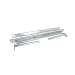 TF801GAL - Galvanised rock sliders with tree bars for Defender 90