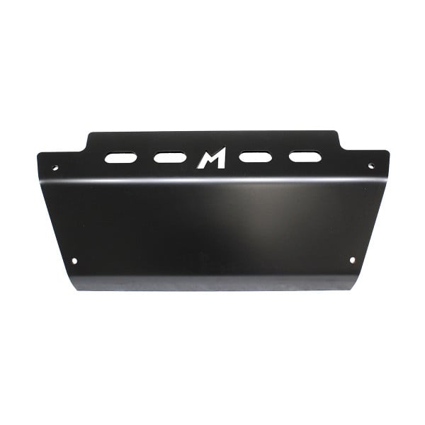 Black Alloy Steering Guard with Recovery Points for Defender (1983–2016) RHD – TF841RB