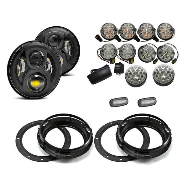EVO LED Light Package - Clear Full suitable for Land Rover Defender