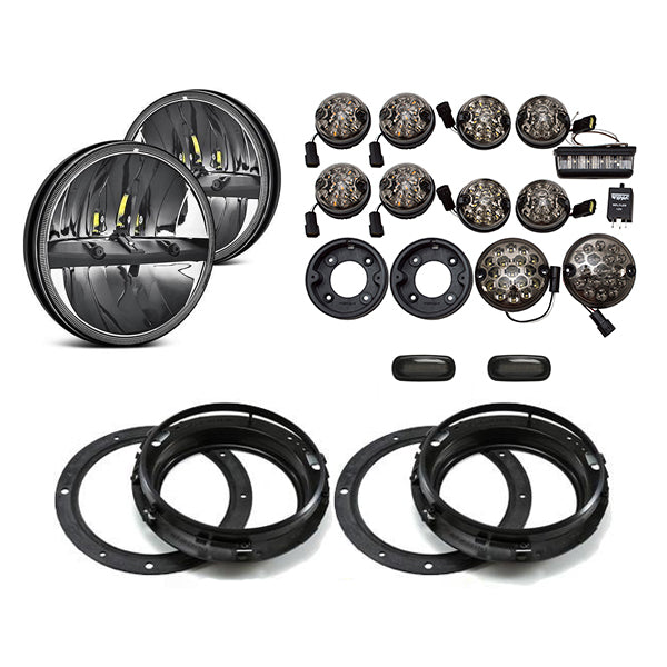 Lite LED Light Package - Smoked Full suitable for Land Rover Defender