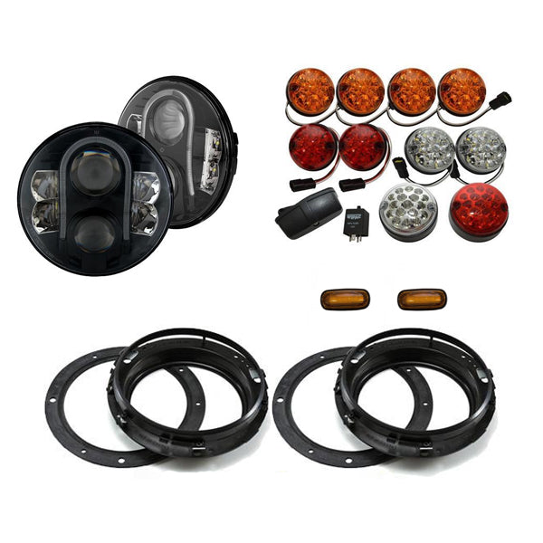 LYNX LED Light Package - Colour Full (RHD/LHD) suitable for Land Rover Defender