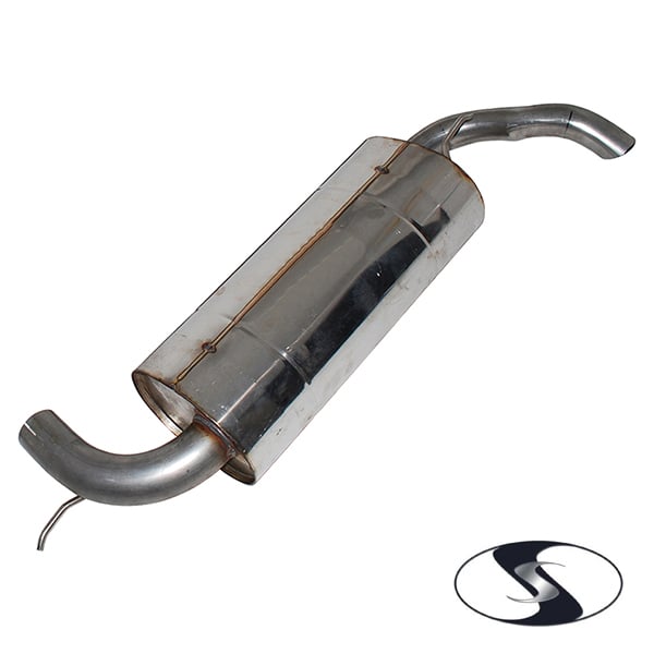 Stainless Steel Silencer and Tailpipe 2L Diesel (Vin to YA9) for Freelander