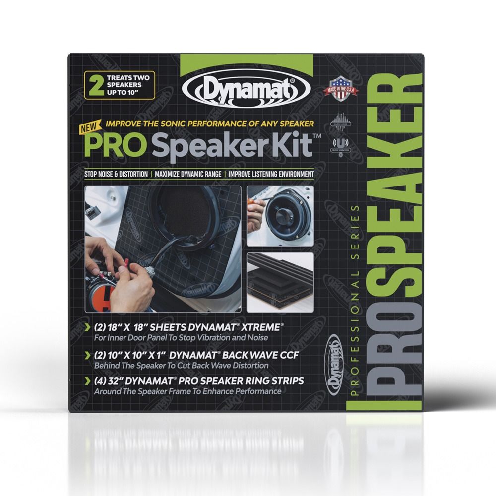 Dynamat PRO Speaker Sound Deadening & Enhancement Pack