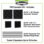 Dynamat PRO Speaker Sound Deadening & Enhancement Pack
