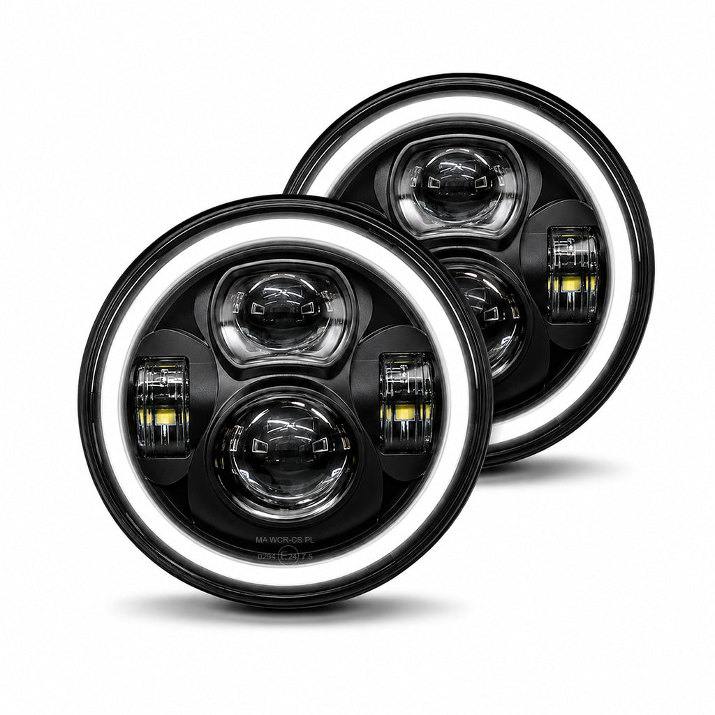 Halo Pro 2 LED Headlights for Land Rover Defender (DRL & Switchback)