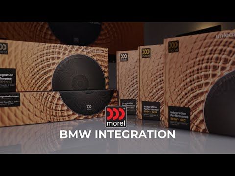 Morel Direct Fit BMW Premium 4" (100mm) 2-Way Point Source Coaxial Speaker Set