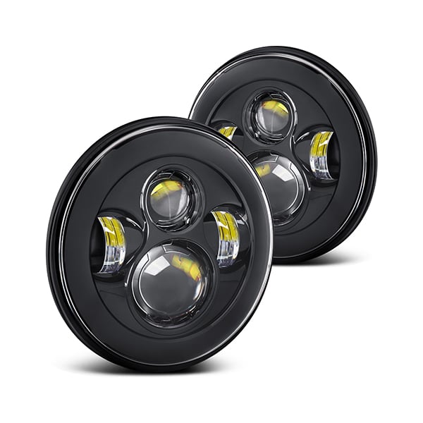 LED Headlights (6500K) suitable for Land Rover Defender