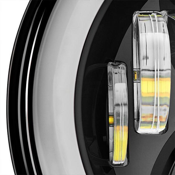 LED EVO Headlights with DRL suitable for Land Rover Defender