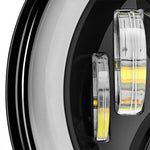 LED EVO Headlights with DRL suitable for Land Rover Defender