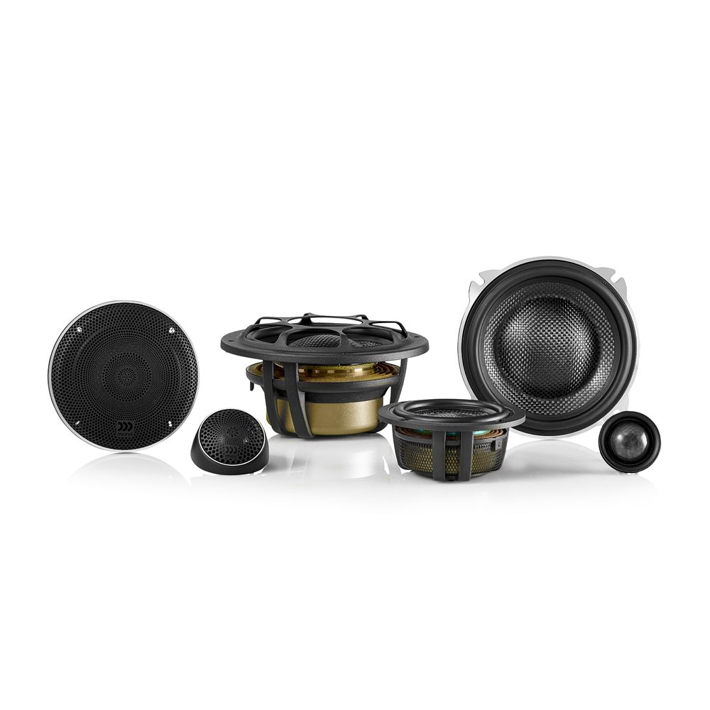 Morel Elate Carbon 5.25" (130mm) 3-Way Component Speaker Set - Active