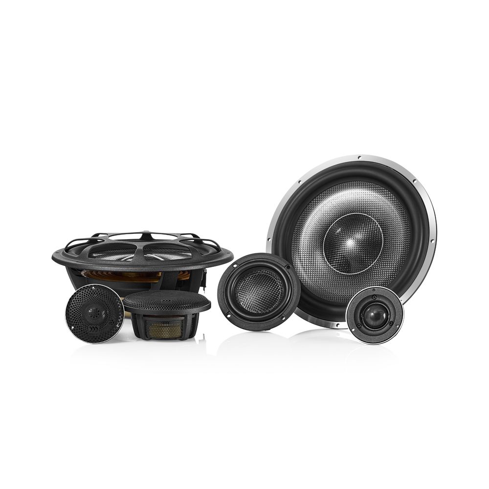 Morel Elate Carbon Pro 9" (230mm) 3-Way Component Speaker Set - Active