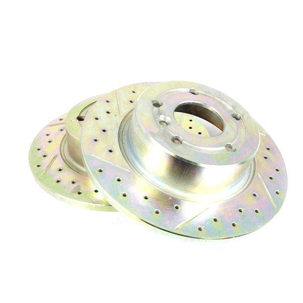Rear Cross Drilled & Grooved Brake Disc for Discovery 2 & Range Rover P38 (1995–2004) – SDB000470CDG