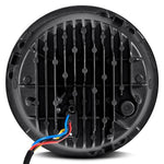 Black Projector LED Alien Headlights with DRL suitable for Land Rover Defender