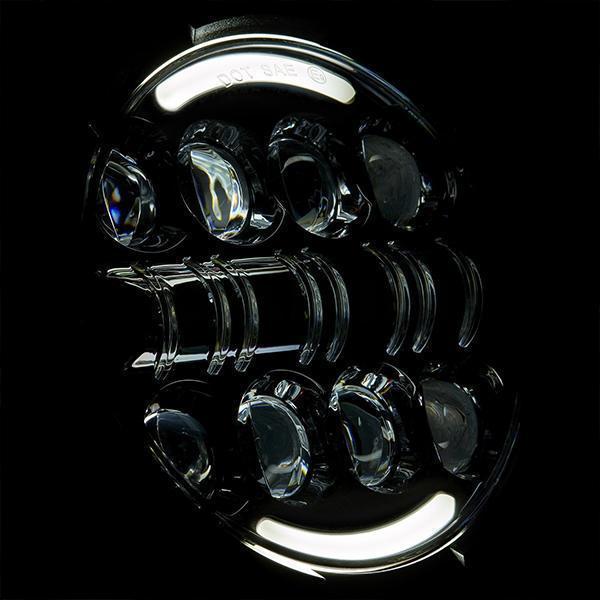 LED Juwel v2.0 Headlights with Switchback suitable for Land Rover Defender