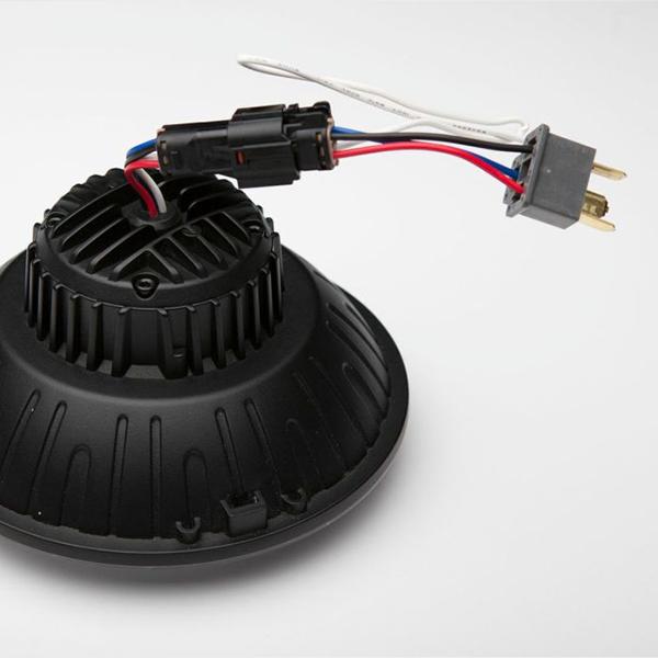 Vision X 7" Vortex LED Headlights (E-Marked) Matte Black
