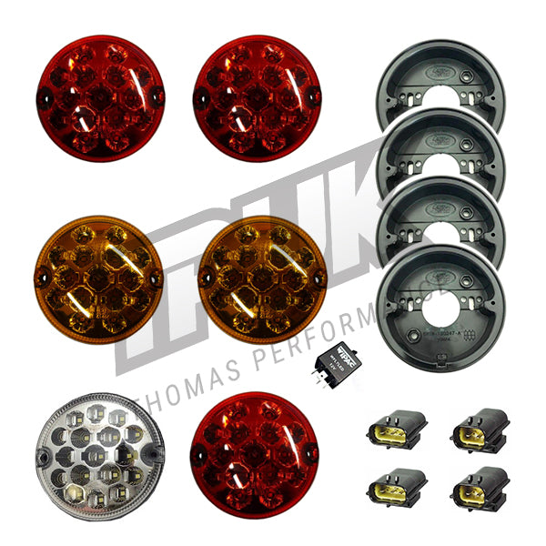 Wipac LED Rear Light Kit - Colour (95mm) for Land Rover Defender