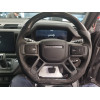Genuine Land Rover Defender (L663) Carbon Fibre & Perforated Leather Heated Flat-Bottom Steering Wheel