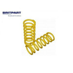 Britpart Yellow Rear Coil Springs +50mm Medium Load for Defender 90, Discovery 1, Range Rover Classic – DA4204