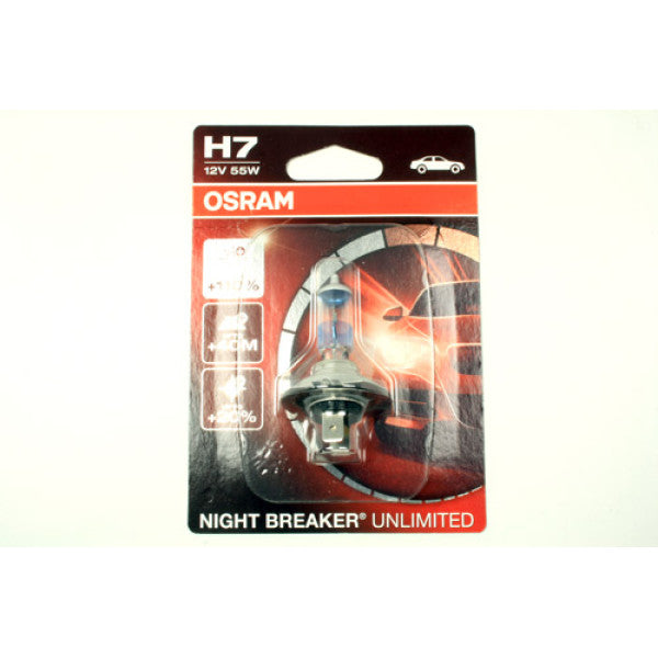 Osram Night Breaker Unlimited H7 Bulb (Single) – 64210NBU-01B